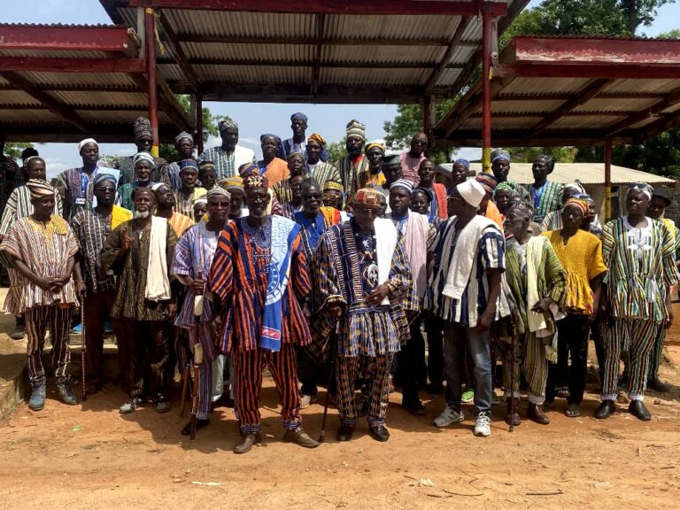 Bongo, the newly inaugurated Environmental Chiefs