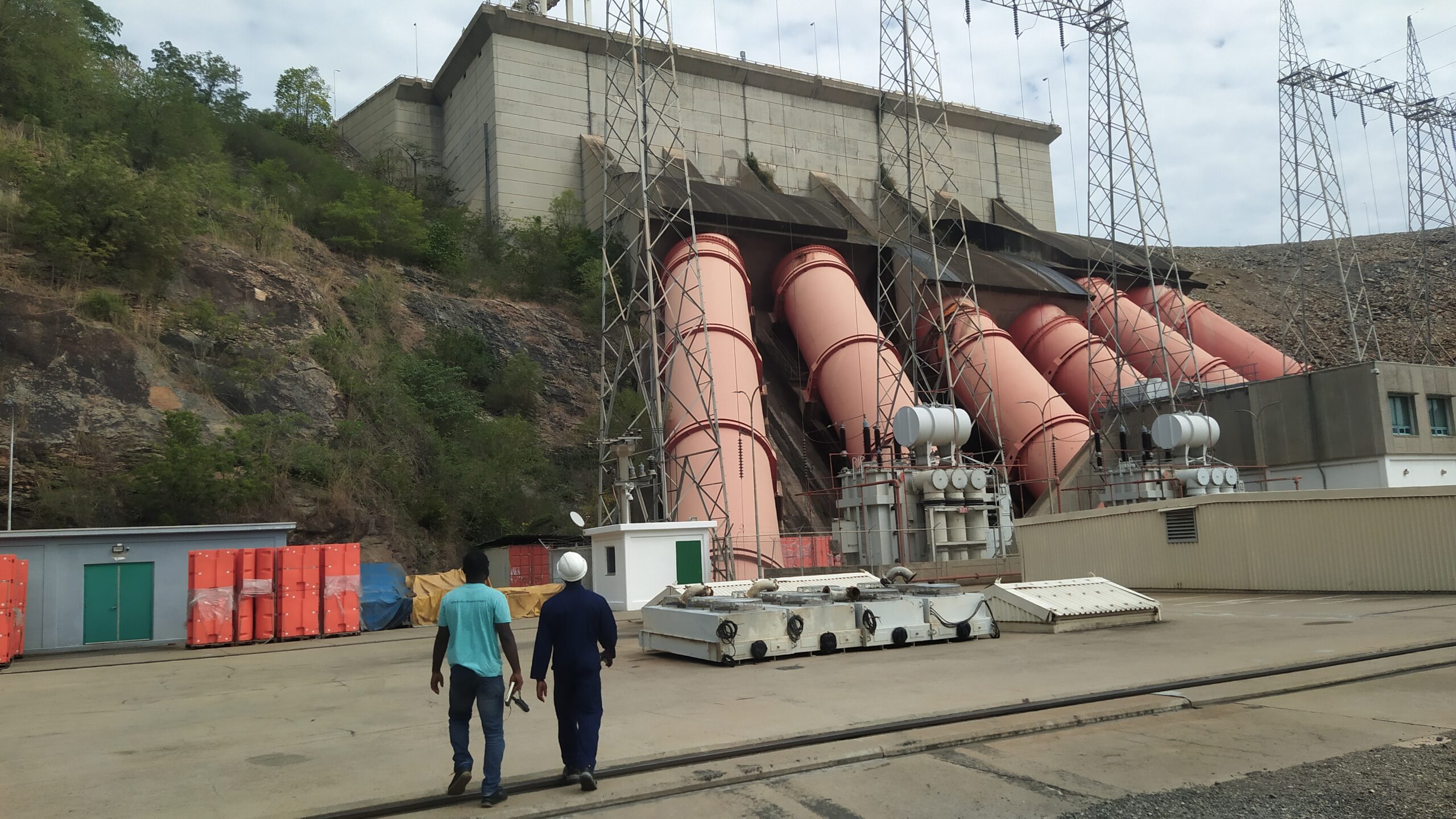 Penstock of Akosombo dam